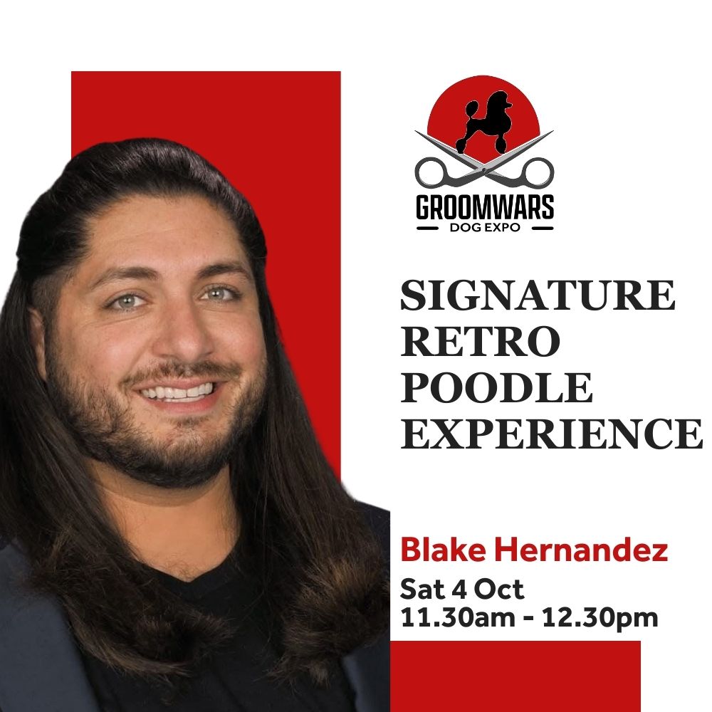Groomwars Dog Expo - Signature retro poodle experience