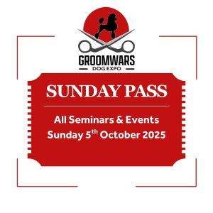 Groomwars Dog Expo Sunday pass
