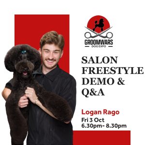 Groomwars Dog Expo - salon freestyle demo